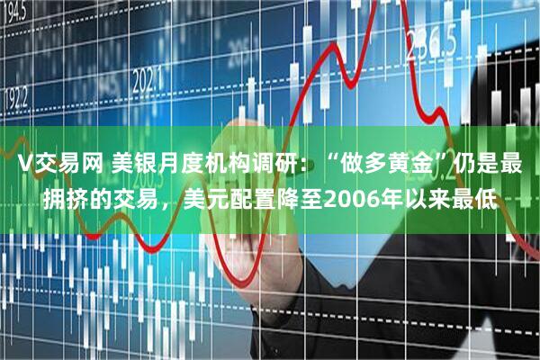 V交易网 美银月度机构调研：“做多黄金”仍是最拥挤的交易，美元配置降至2006年以来最低