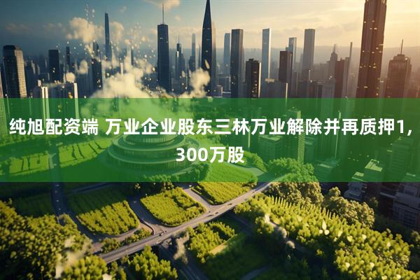 纯旭配资端 万业企业股东三林万业解除并再质押1,300万股
